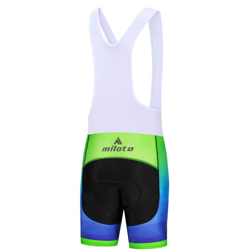 Men’s Blue-Green Cycling Jersey and (Bib) Shorts Padded Cycle Clothing Kit