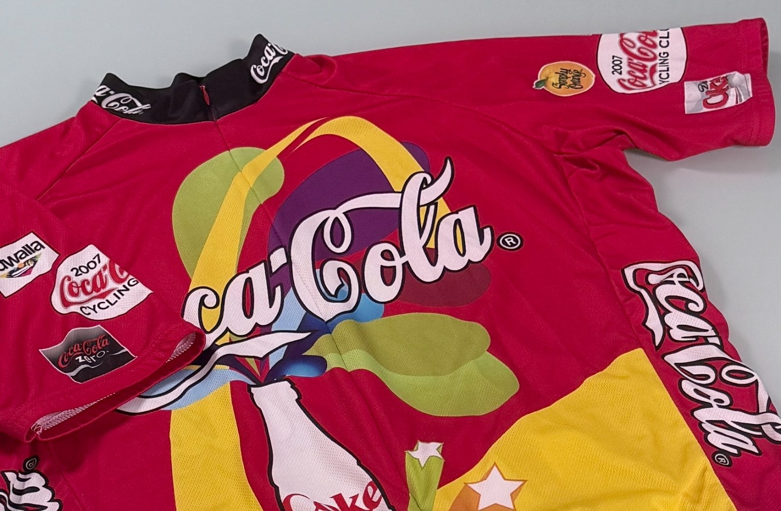 VOmax Multicolor 100% Polyester Mens Cycling Jersey Brand Logo – XXXL