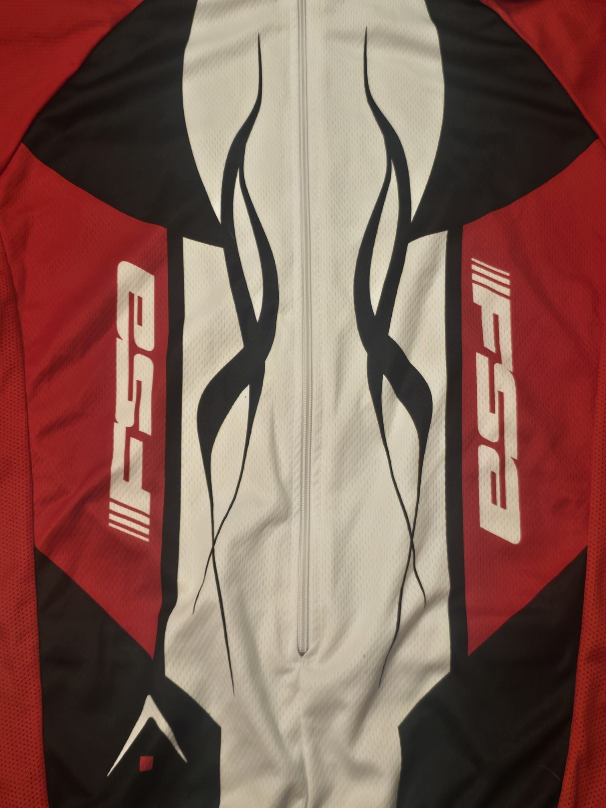 Zerìe Cycling Jersey Men’s M Red Black White FSA Full Speed Ahead Bike Shirt