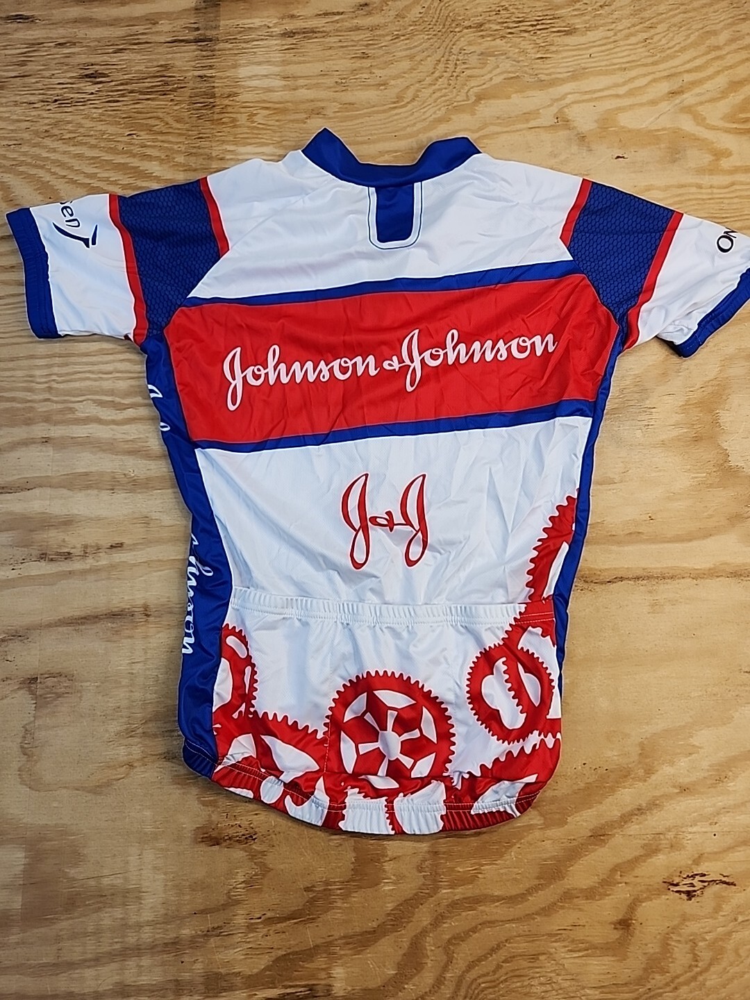 Johnson & Johnson Unisex Small Full Zip Cycling Bike Jersey Peak 1 Sports