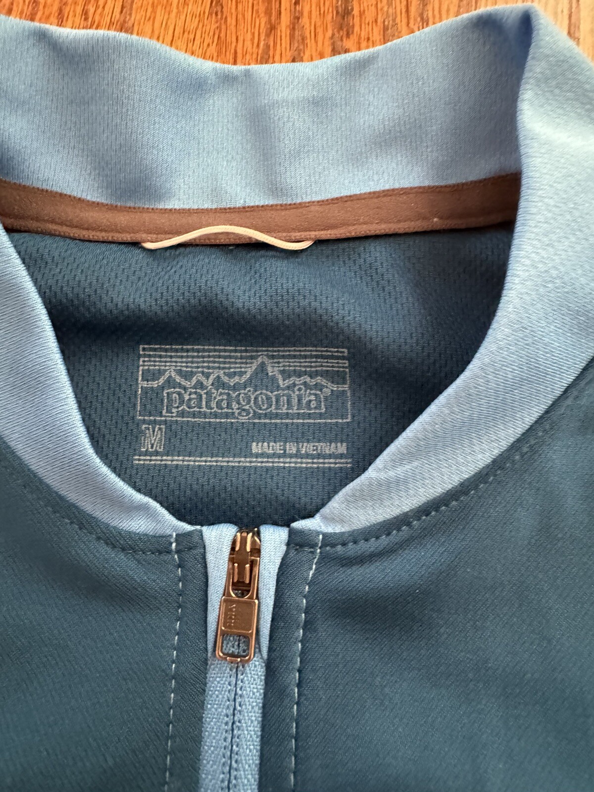 Patagonia Crank Craft Bike Jersey Radar Blue Medium Bike Cycling