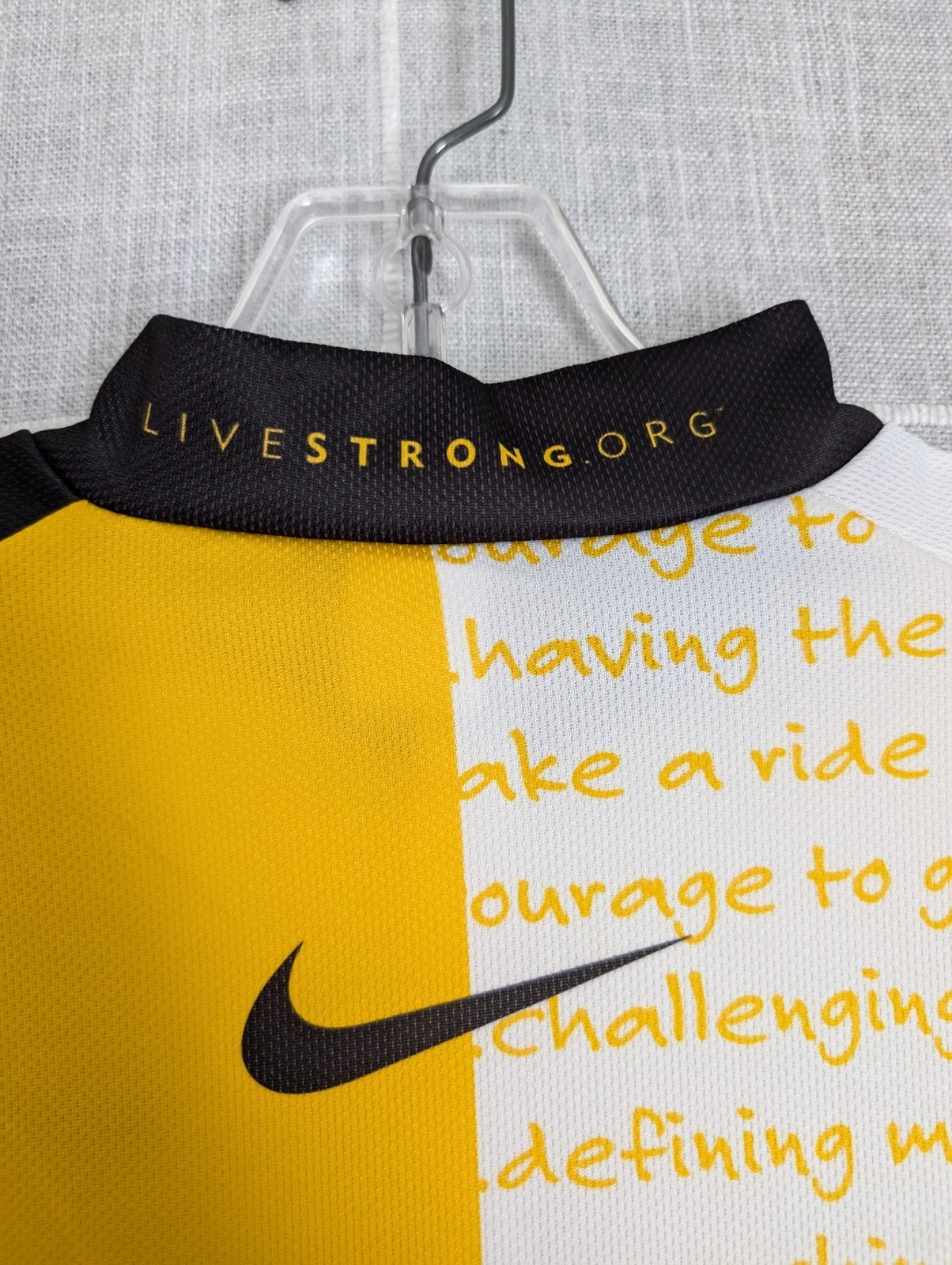Nike Livestrong Challenge Cycling Jersey Mens Medium Portland Philly Austin 2007