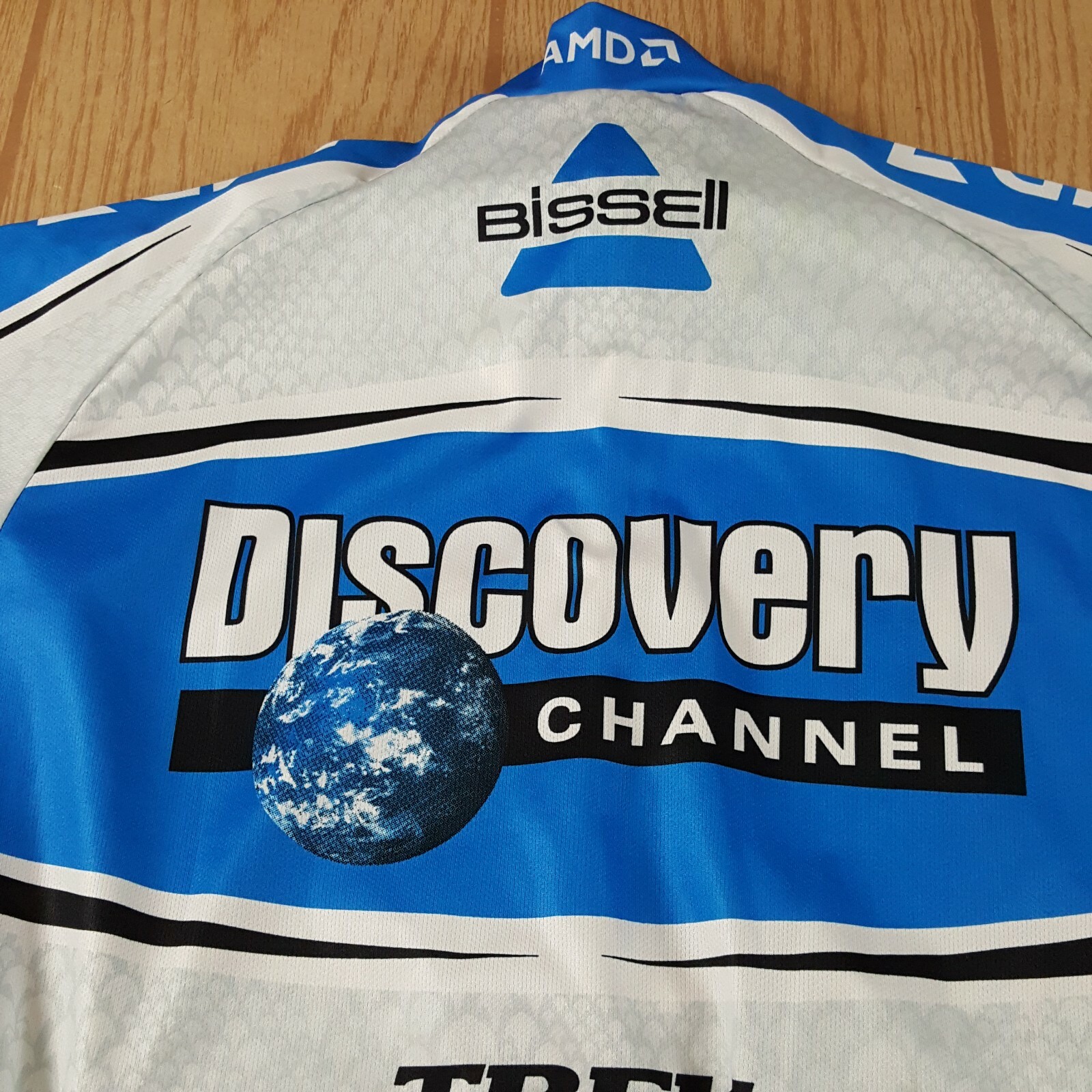Nike Dri-fit Discovery Channel Nike Cycling Jersey Men’s Medium Half Zipper