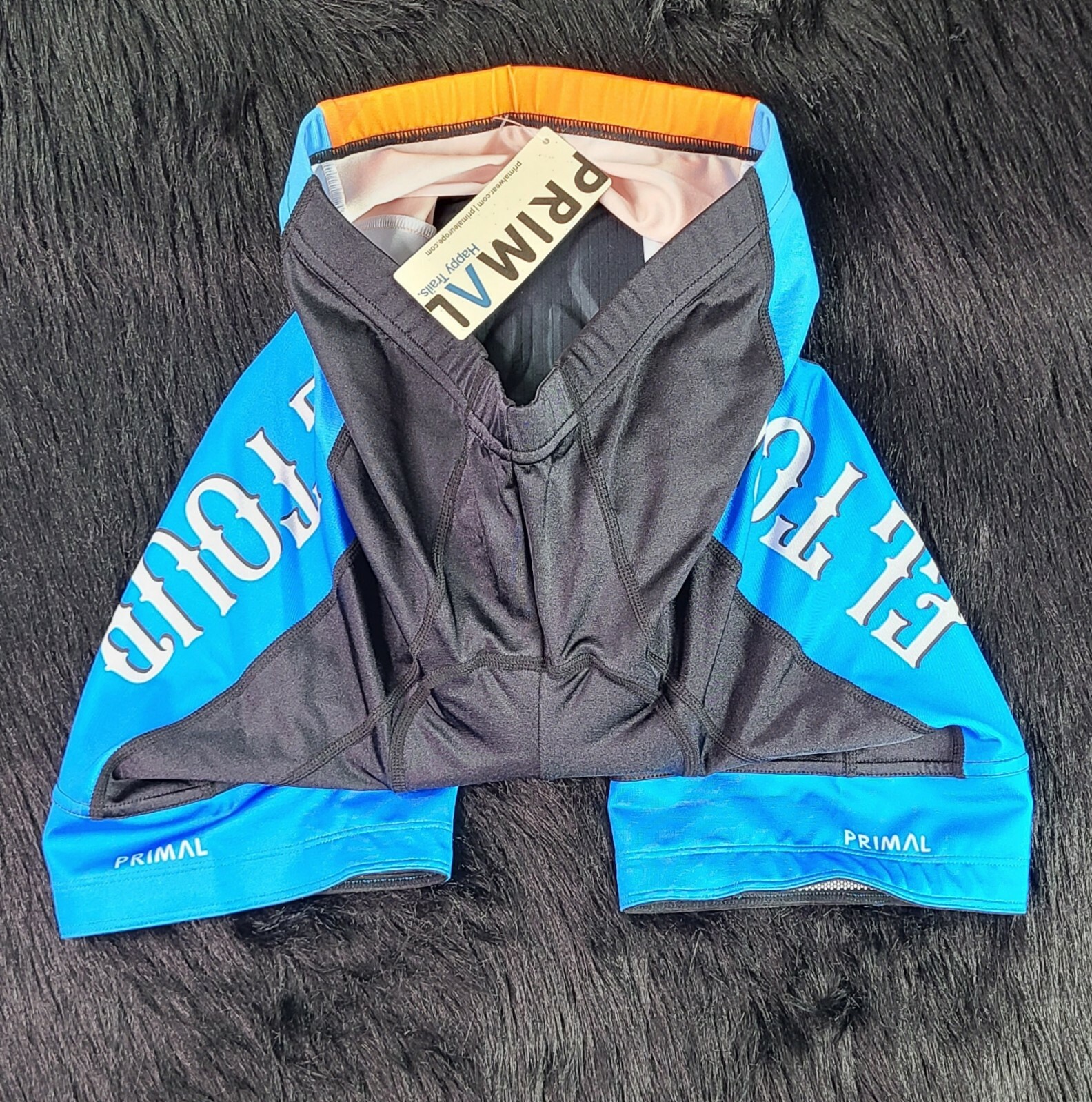 PRIMAL CYCLING HAPPY TRAILS (S) “EL TOUR ” CYCLE PADDED SHORTS BICYCLE MENS