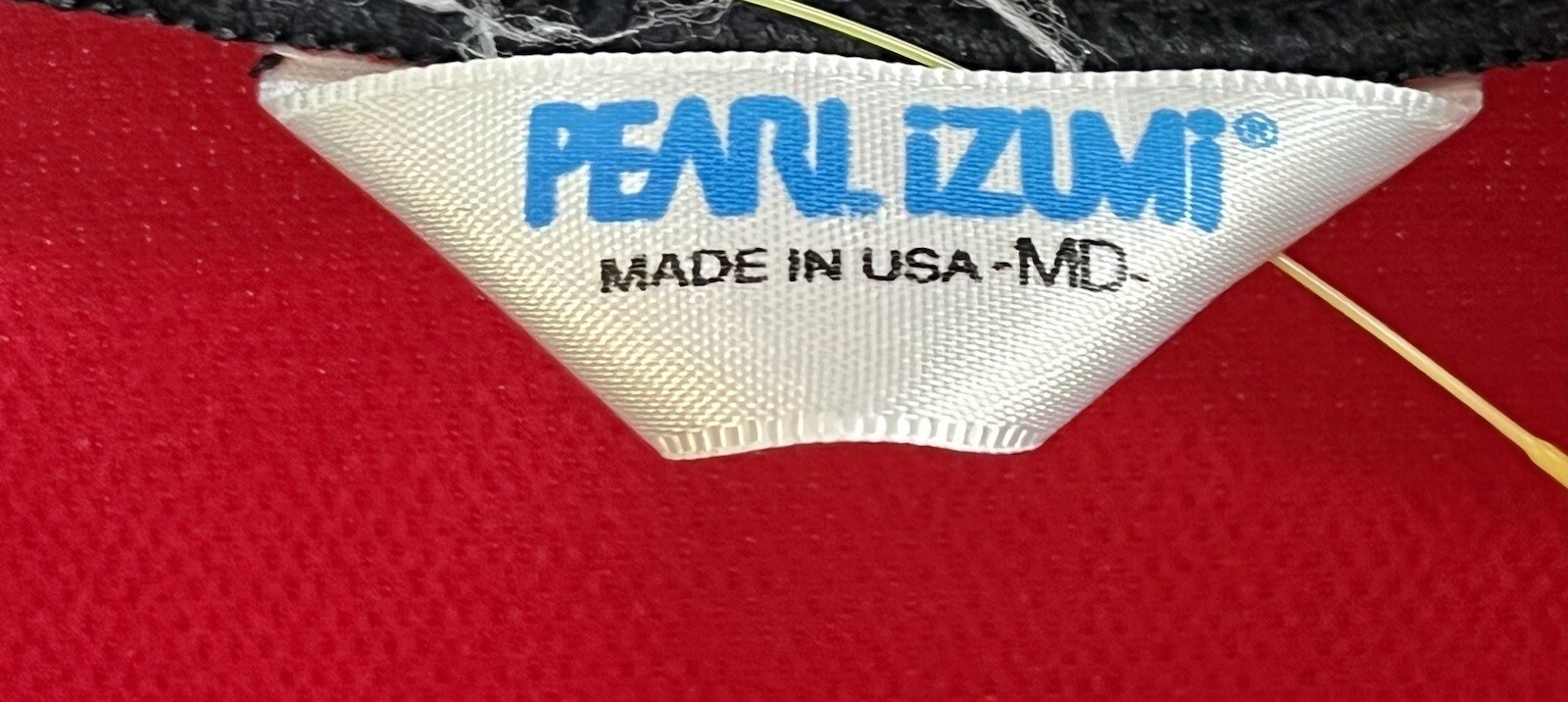 Pearl Izumi Red And Black Mens Medium S/S Full Zip Bike Cycling Jersey