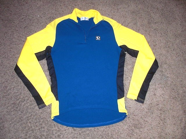 Vintage PEARL IZUMI long sleeve 1/4 zip neck CYCLING JERSEY men’s M made in USA