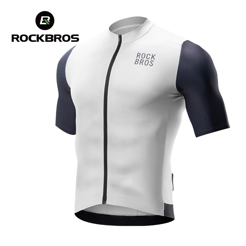 ROCKBROS Men’s Cycling Jersey Breathable Short Sleeve Riding Shirt Bicycle Tops