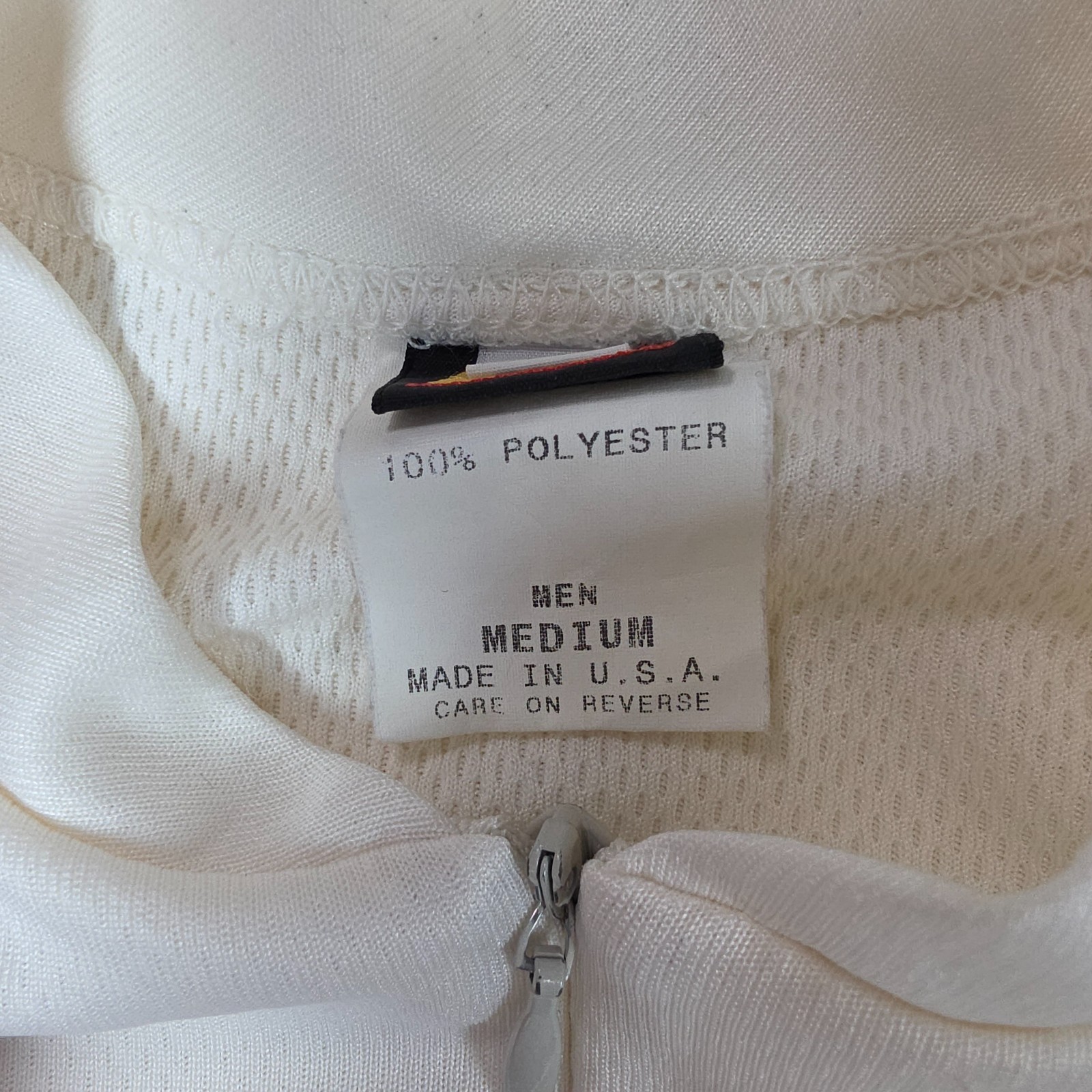 REI Activewear Biking Top Mens M Ivory Cycling Short Sleeve USA Made Lot Of 2