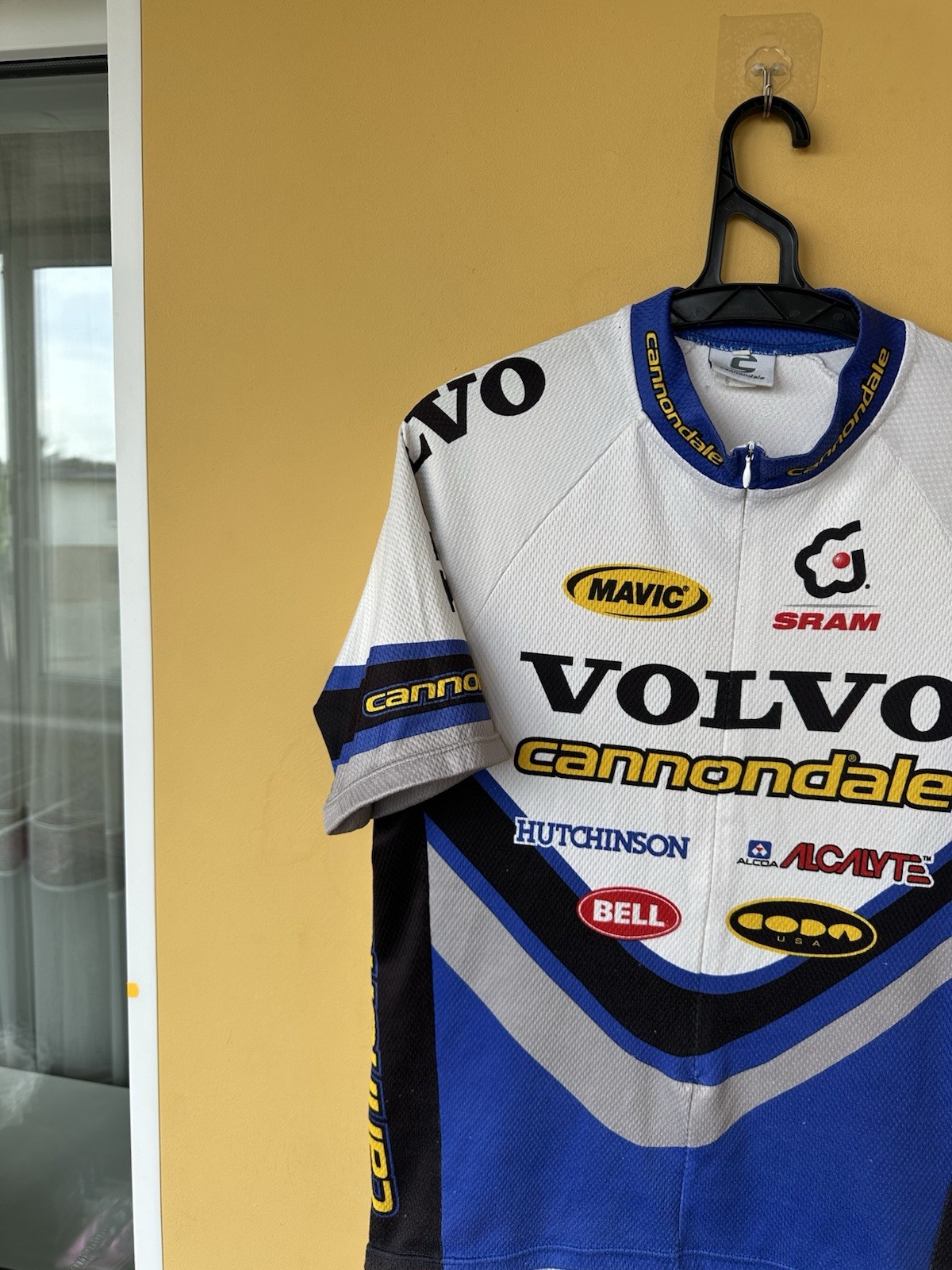 Vintage Cannondale Volvo Team 3/4 Zip Cycling Jersey Size L