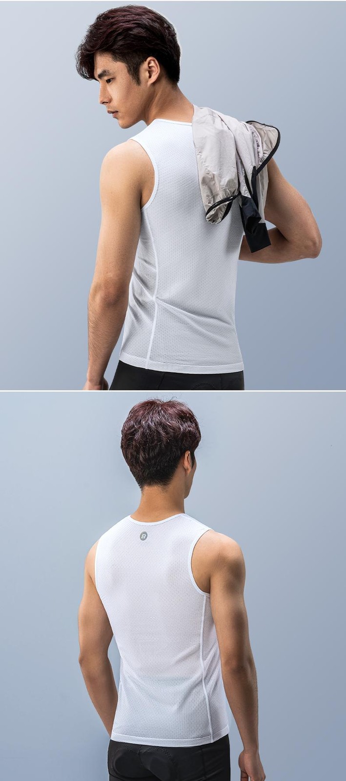 Rockbros Bike Vest Breathable Men’s Sleeveless Short Summer Undershirt Windbreak