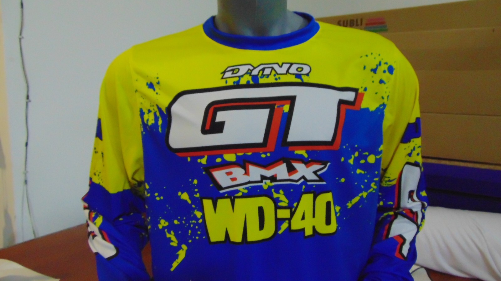 GT MID SCHOOL wd40 BIKE JERSEY CLASSIC BMX JERSEY RACE BIKE SHIRT BMX VINTAGE M