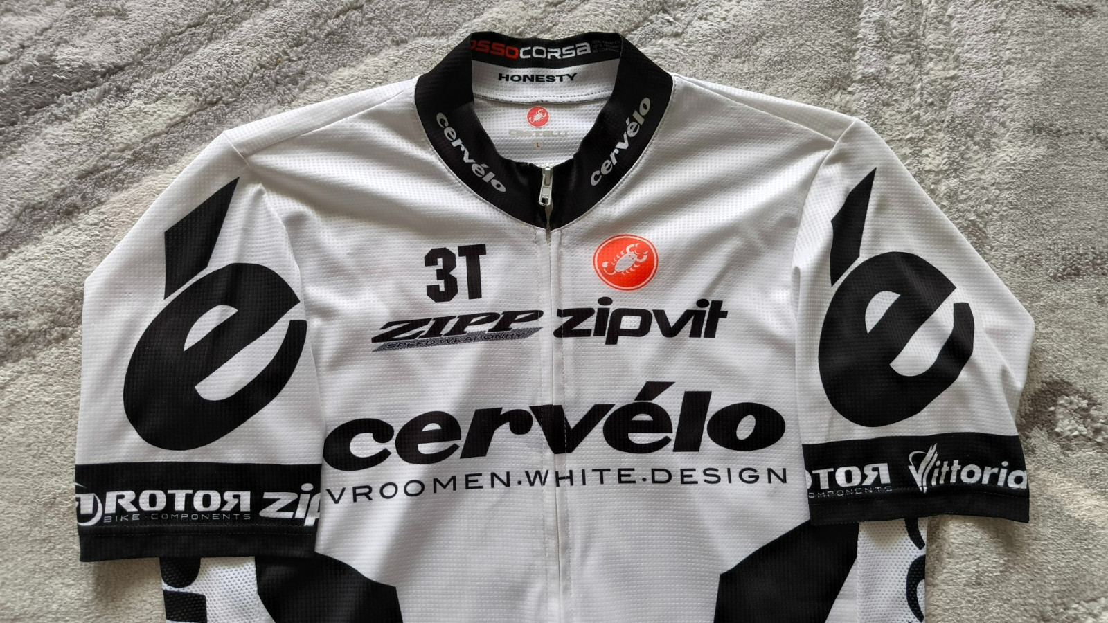 Castelli Cervélo Test Team Full Zip Men’s Cycling Jersey Size: L