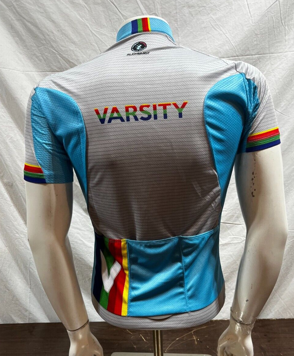 Alchemist Varsity Full-Zip Race Fit Cycling Bike Jersey Men’s Medium NEW