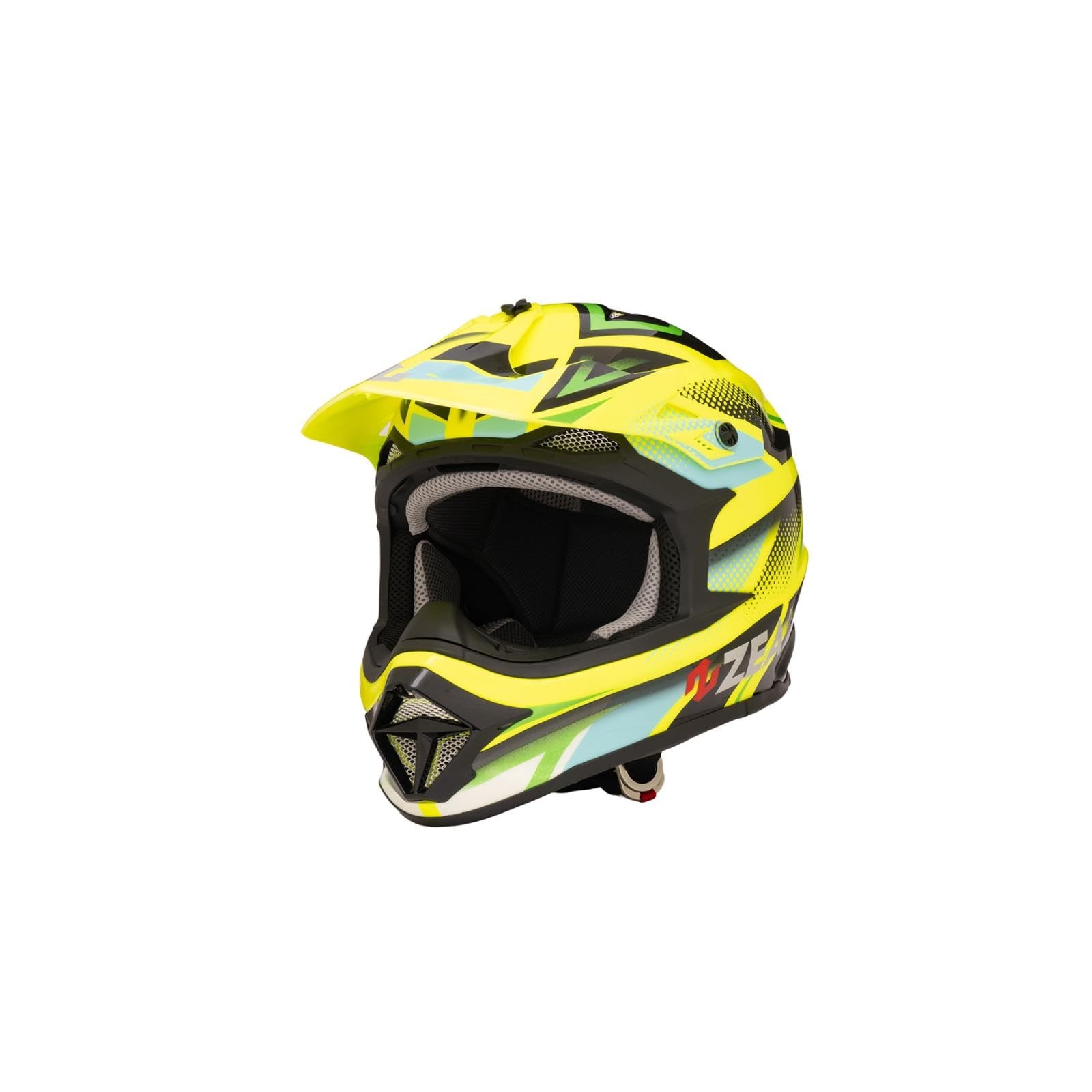 ZEALOT Mud Jumper 2 Off-Road Helmet Off-Road Graphic Flow Yellow/Black Green XXL