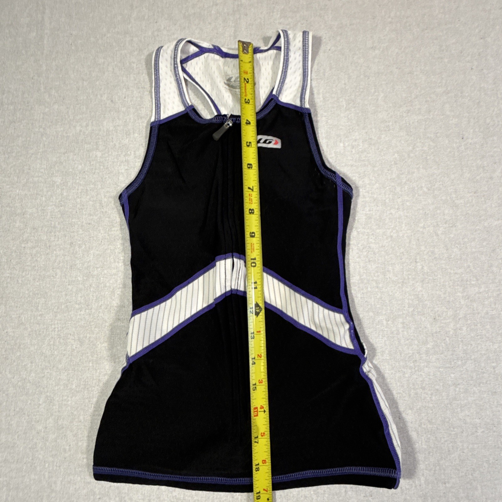 Louis Garneau Women’s Hersey Small Purple Racerback Pro Carbon-X Mesh Tri Top