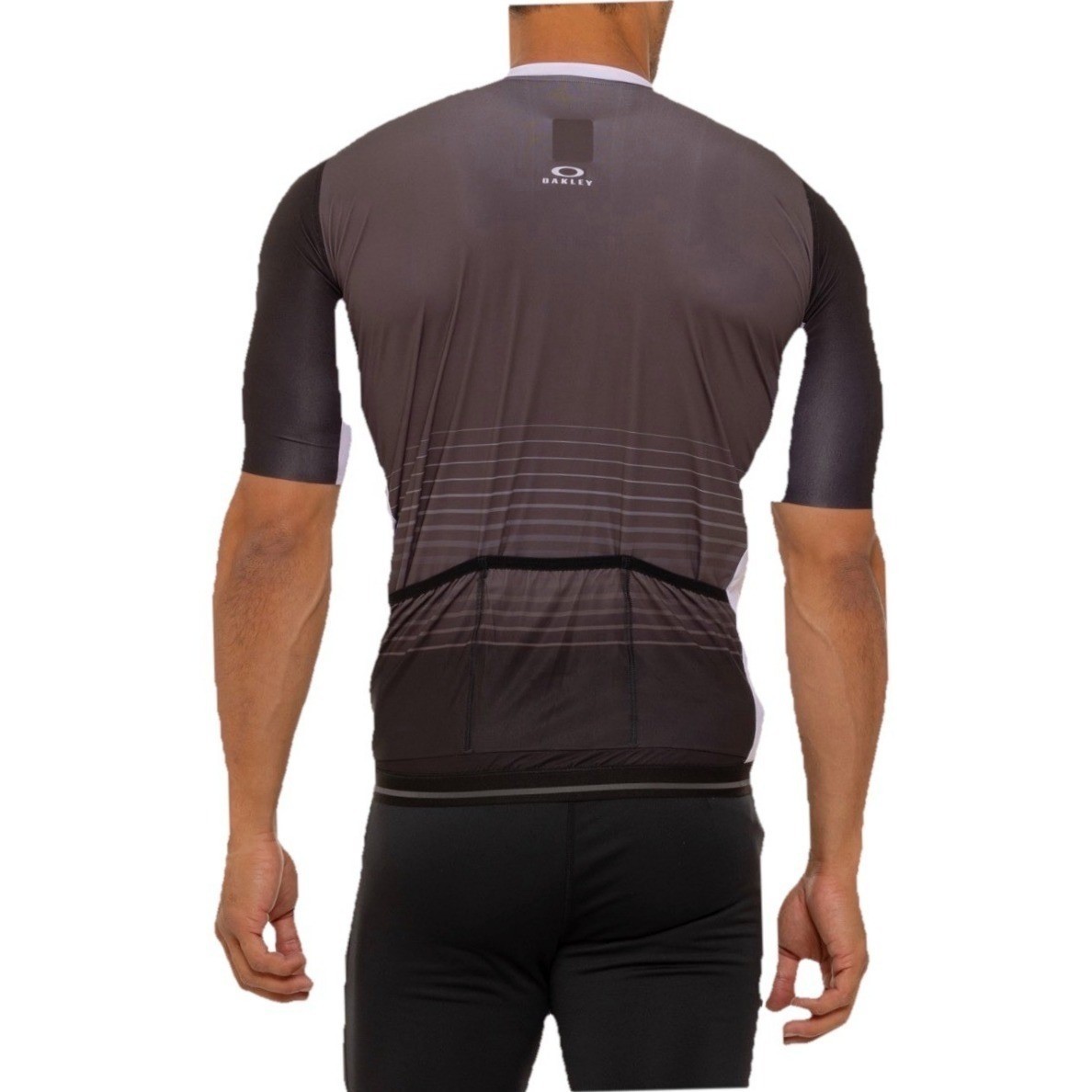 Oakley Men’s Icon Jersey 2.0 White Full Zip Short Sleeve Cycling Jersey Size S