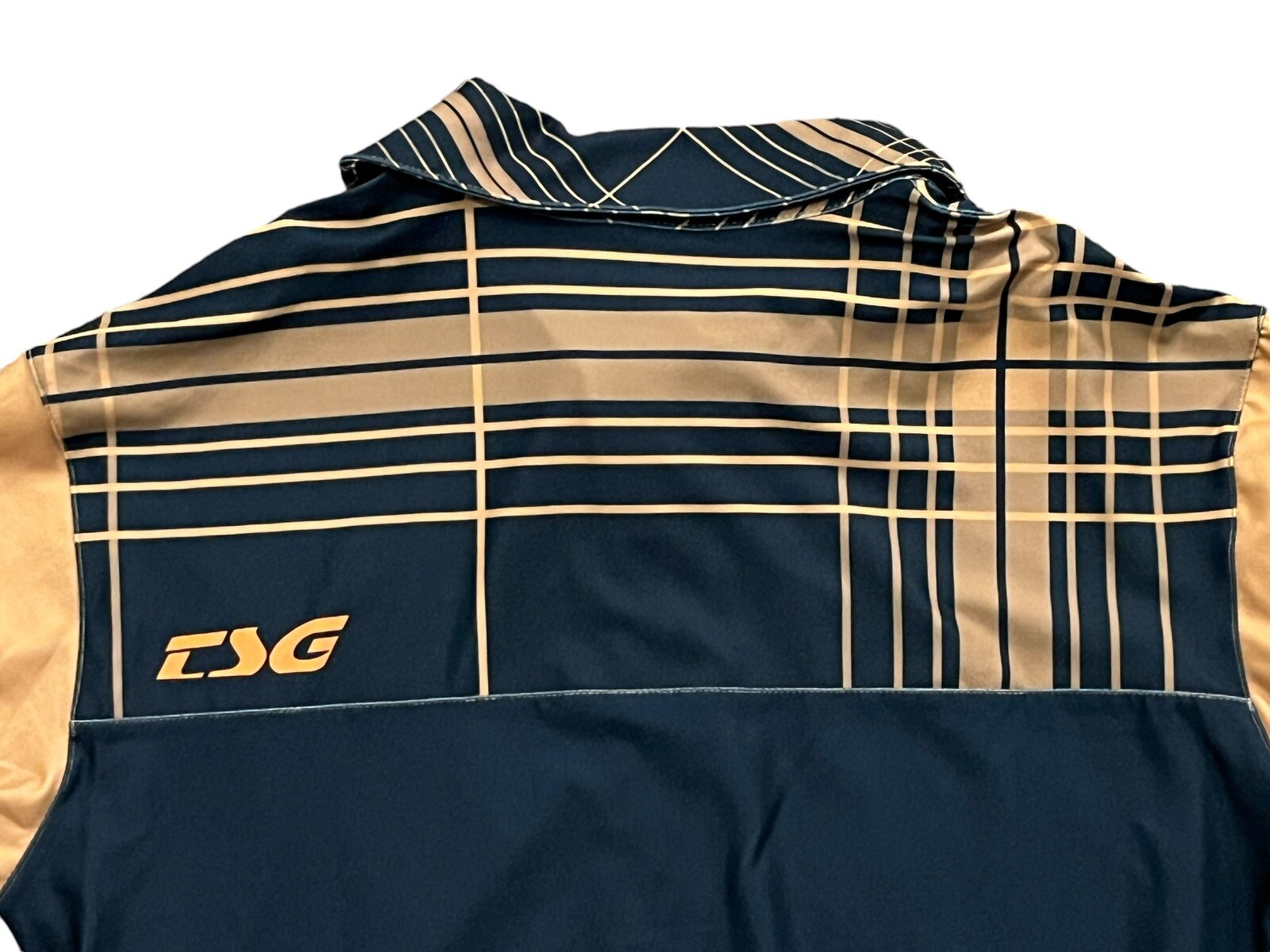 TSG Bicycle Cycle Bike Jersey Button Front Long Sleeve Large NWT