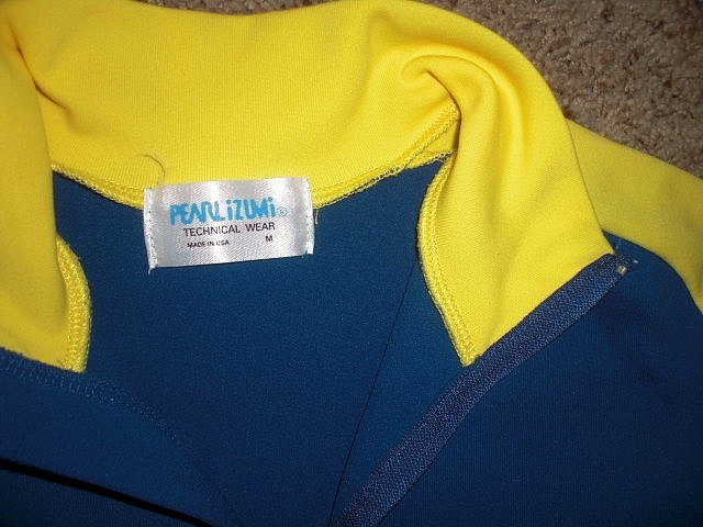 Vintage PEARL IZUMI long sleeve 1/4 zip neck CYCLING JERSEY men’s M made in USA