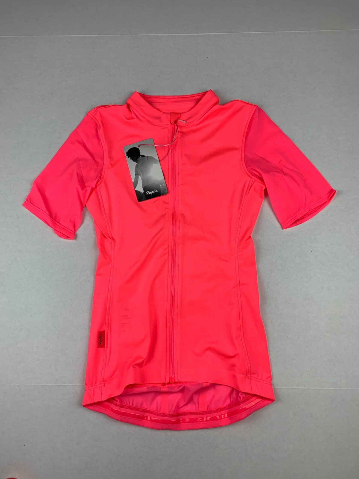 New RAPHA Women’s Lightweight Souplesse Jersey High Viz Pink Size XXS