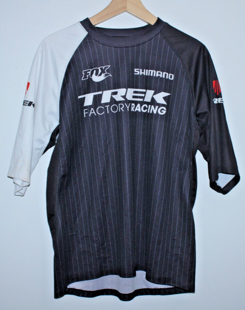 Trek Factory Racing Men’s Cycling Jersey Medium 42″ Chest 26/28″ T2B 3/4 Sleeve~