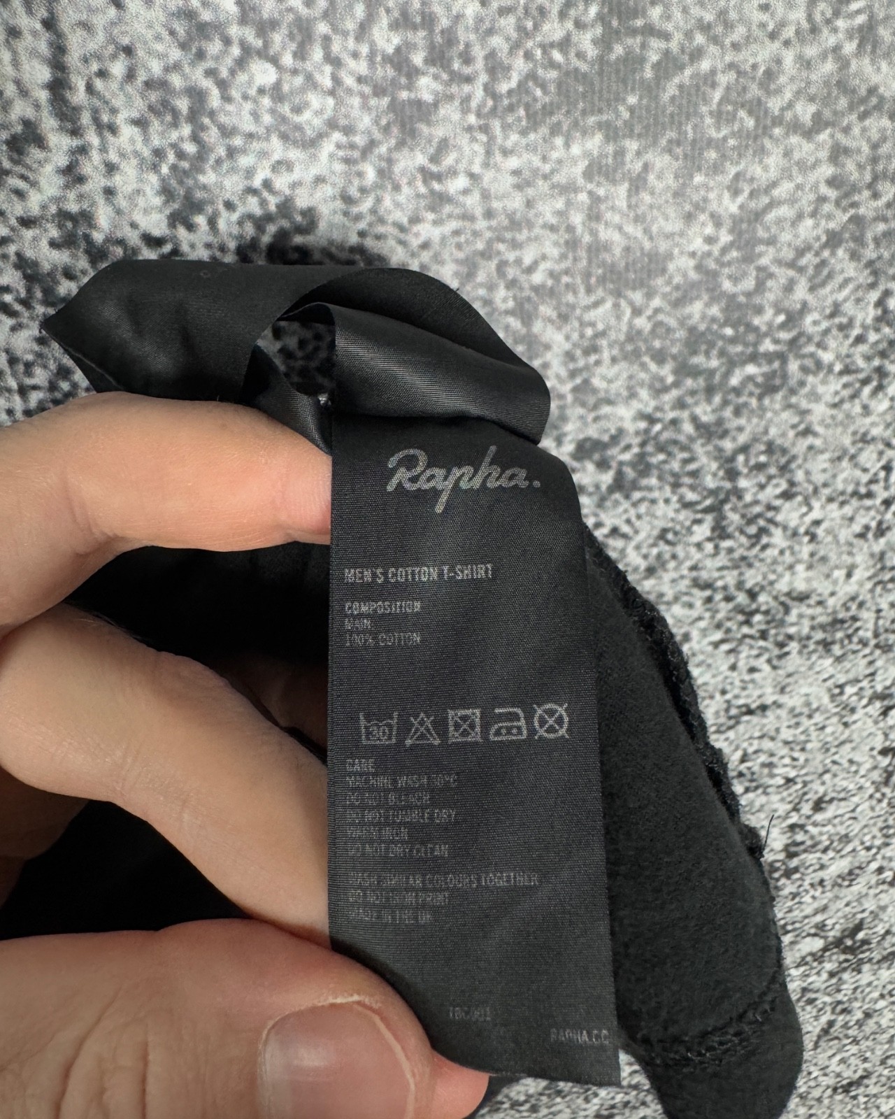 Men’s Rapha Cycling Short Sleeve T-Shirt Feel What’s Real Big Print Size S