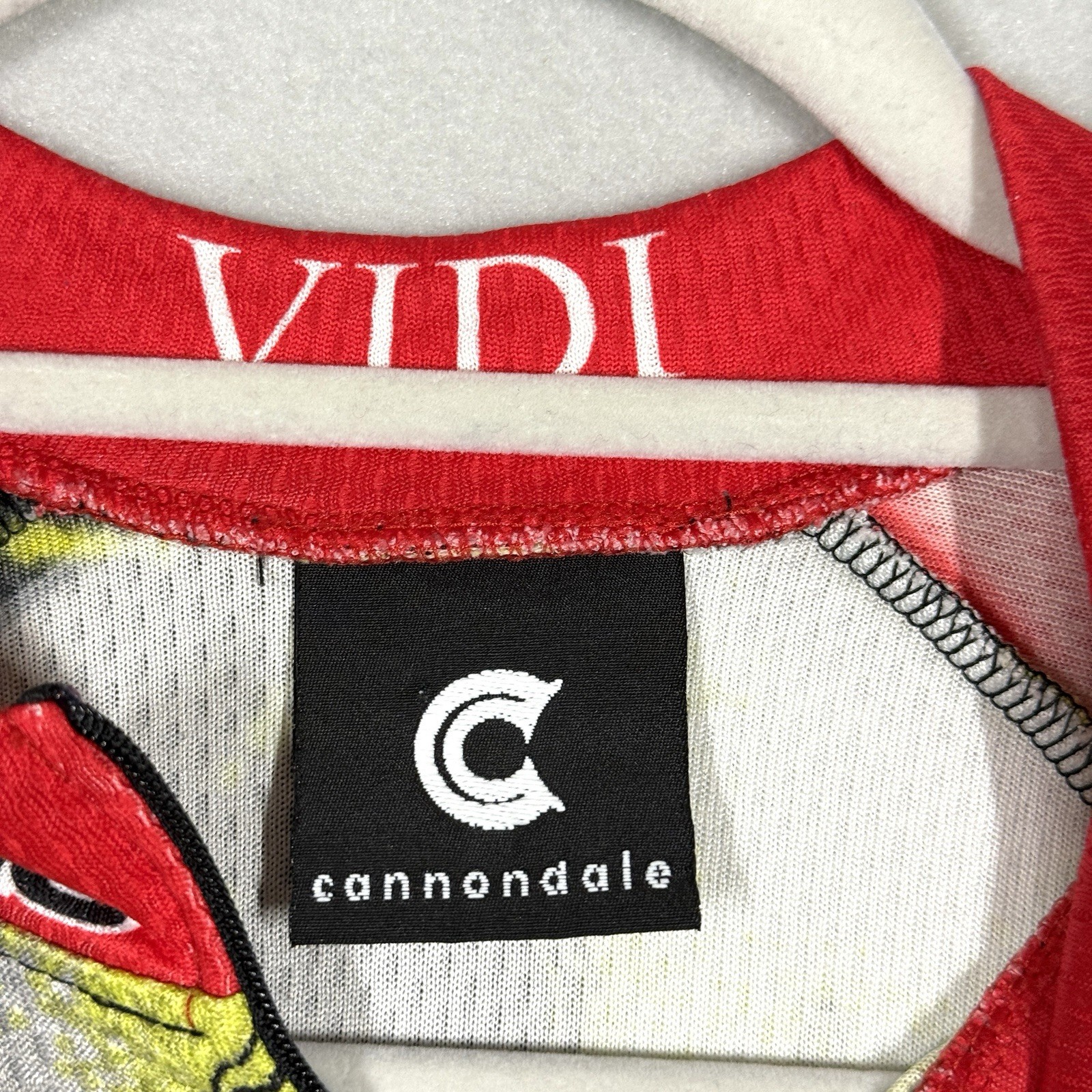 Saeco Cannondale Cycling Jersey Men Large Vidi Performance Logo 1/4 Zip Pullover