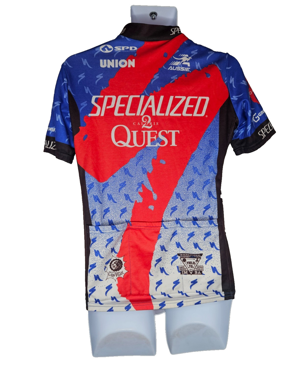 Vintage Aussie Specialized Cycling Jersey Men ? XL Racing MTB Bike Zip