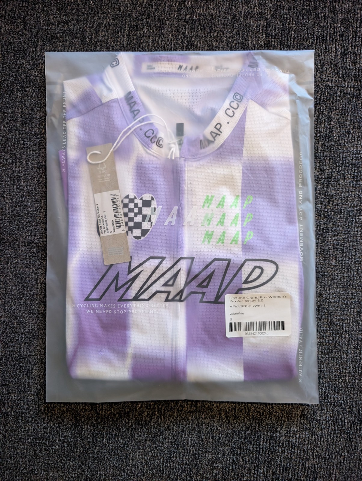 MAAP Women’s Life Time Grand Prix Pro Air Jersey 3.0 Small New – $205 Retail