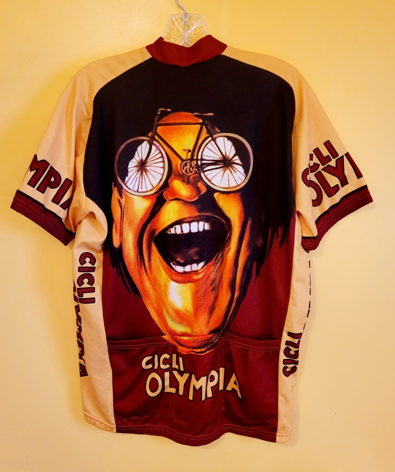 Cicli Olympia The Retro Image Apparel Cycling Jersey XL Pockets Free Shipping