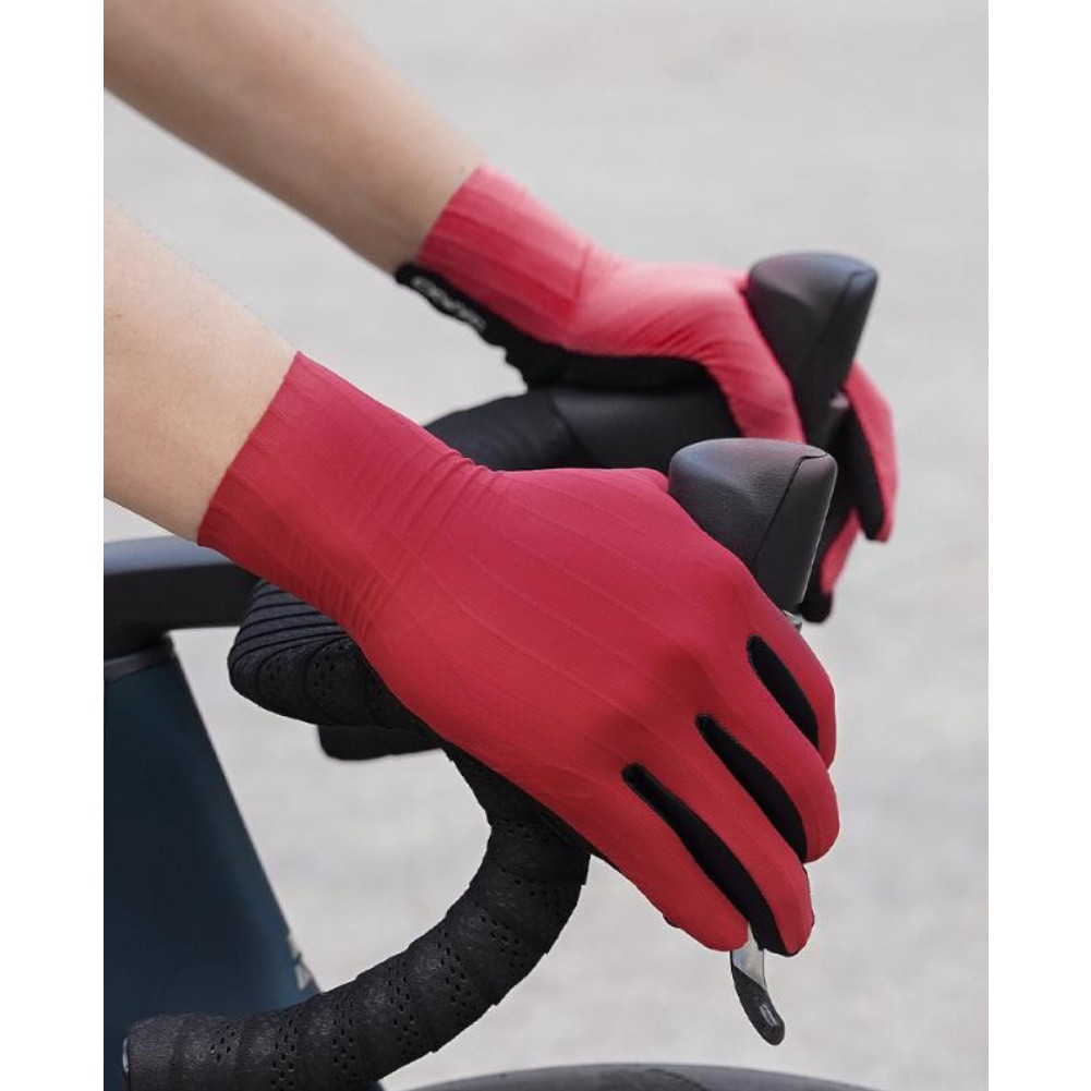 For Hot Weather Cycling Cycling Gloves Long Finger Gloves 3D Thickened Palm Pads