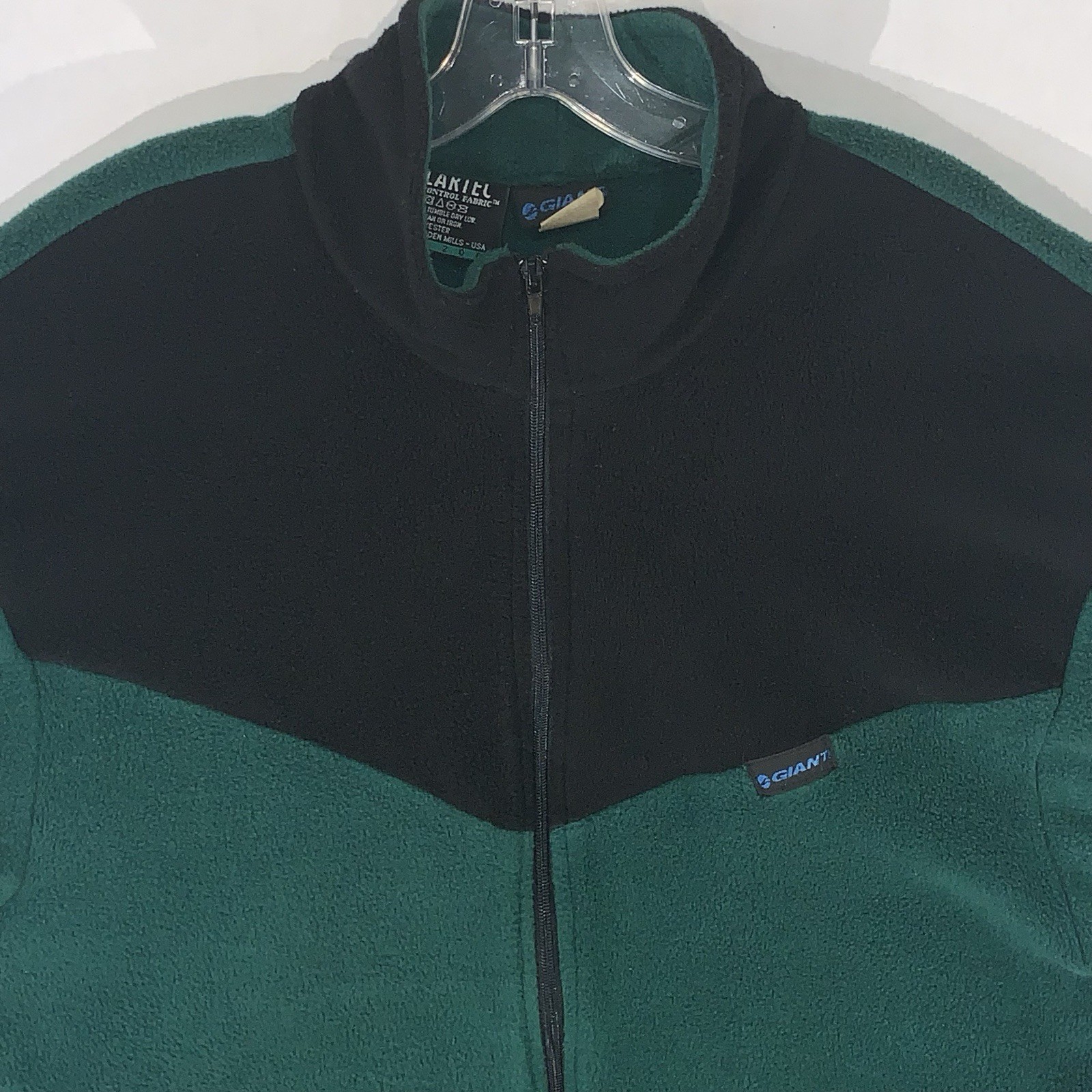 VTG Giant USA Made Polartec Full Zip Color Block Fleece Sweatshirt – XL