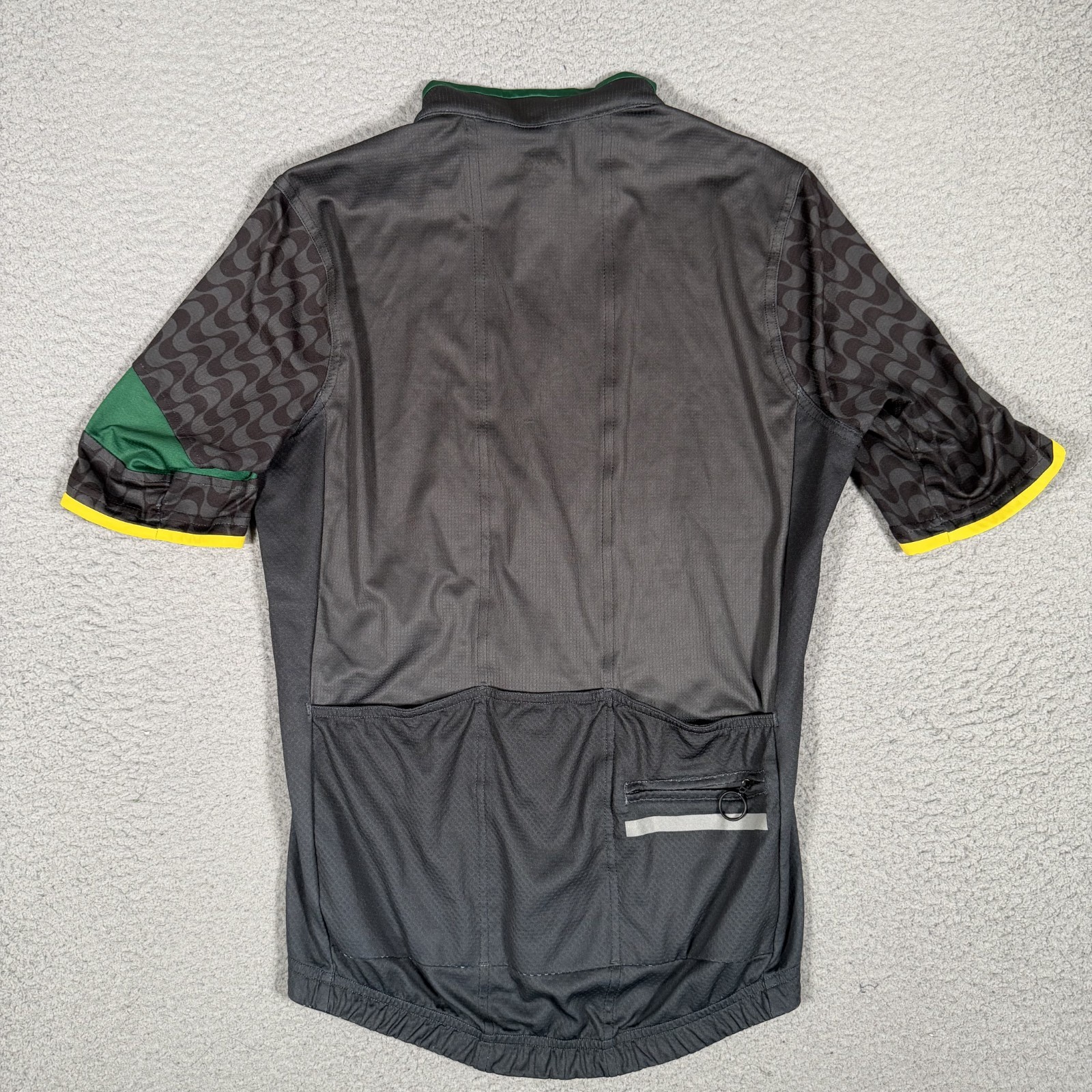Rapha Cycling Jersey Mens Medium Black Country Lightweight Stretch Brazil Logo