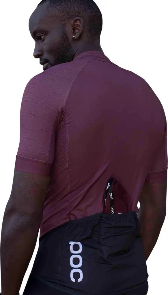 NWT! POC Essential Road Cycling Jersey Lt. Propylene Red Mens Sz XS