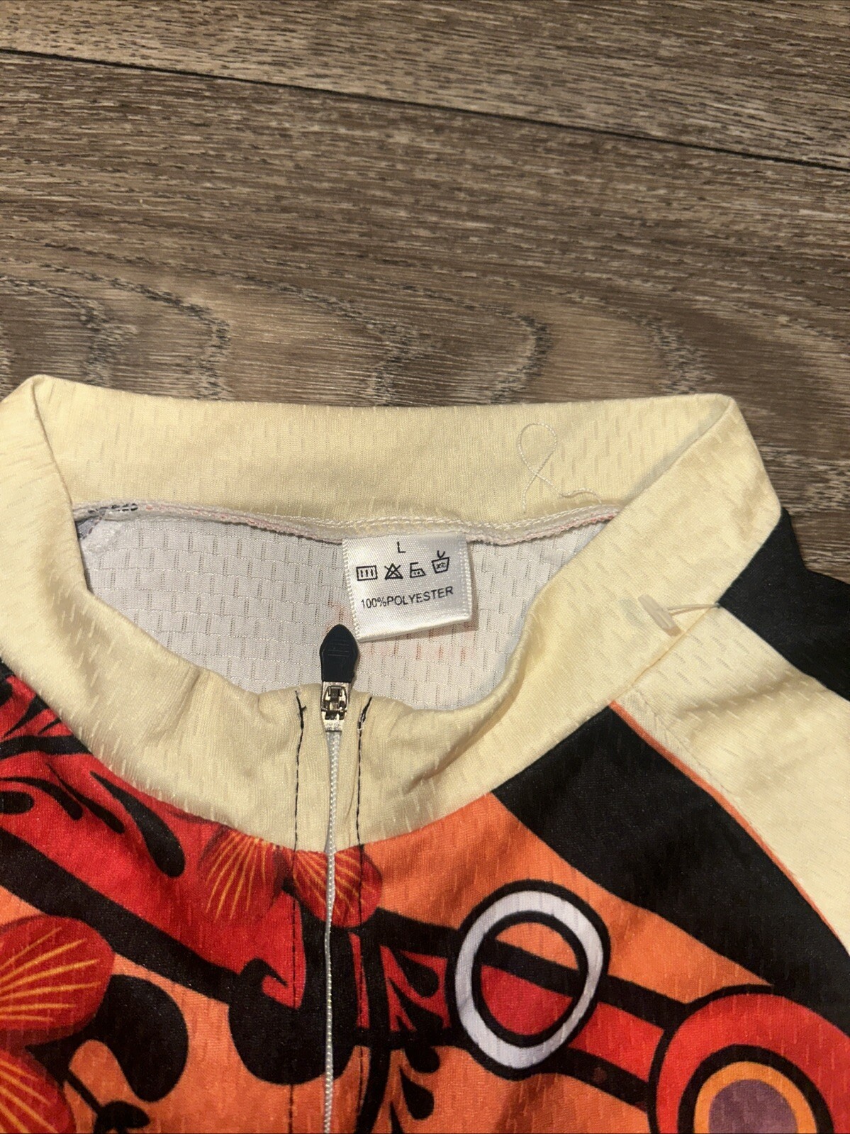 Nuckily Cycling Jersey Women’s Large Tan Black #TT