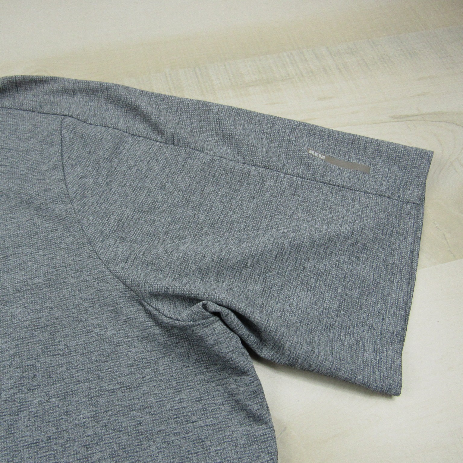 REI Coop Jersey Mens Extra Large Gray Cycling Full Zip Performance Shirt