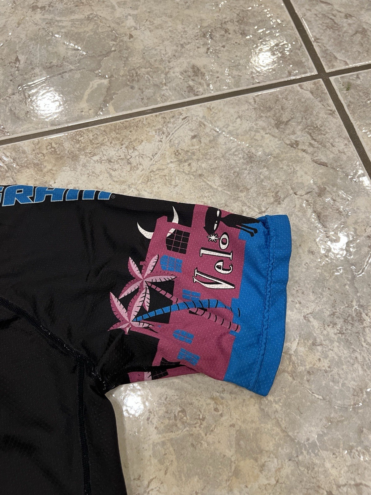 Louis Garneau Cycling Jersey Womens Large Short-Sleeve Bike Full Zip Pockets