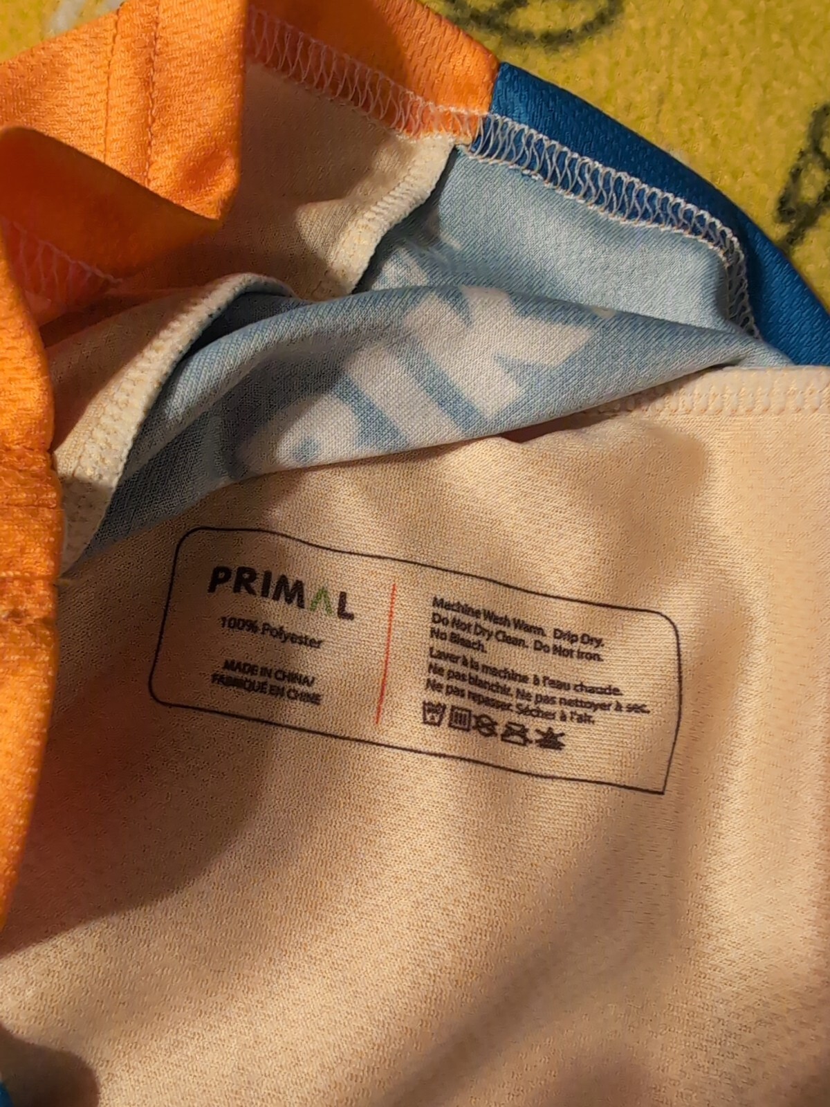 Primal Cycling Jersey Size M Orange Women’s Sport Cut Raglan Full Zip Wicking