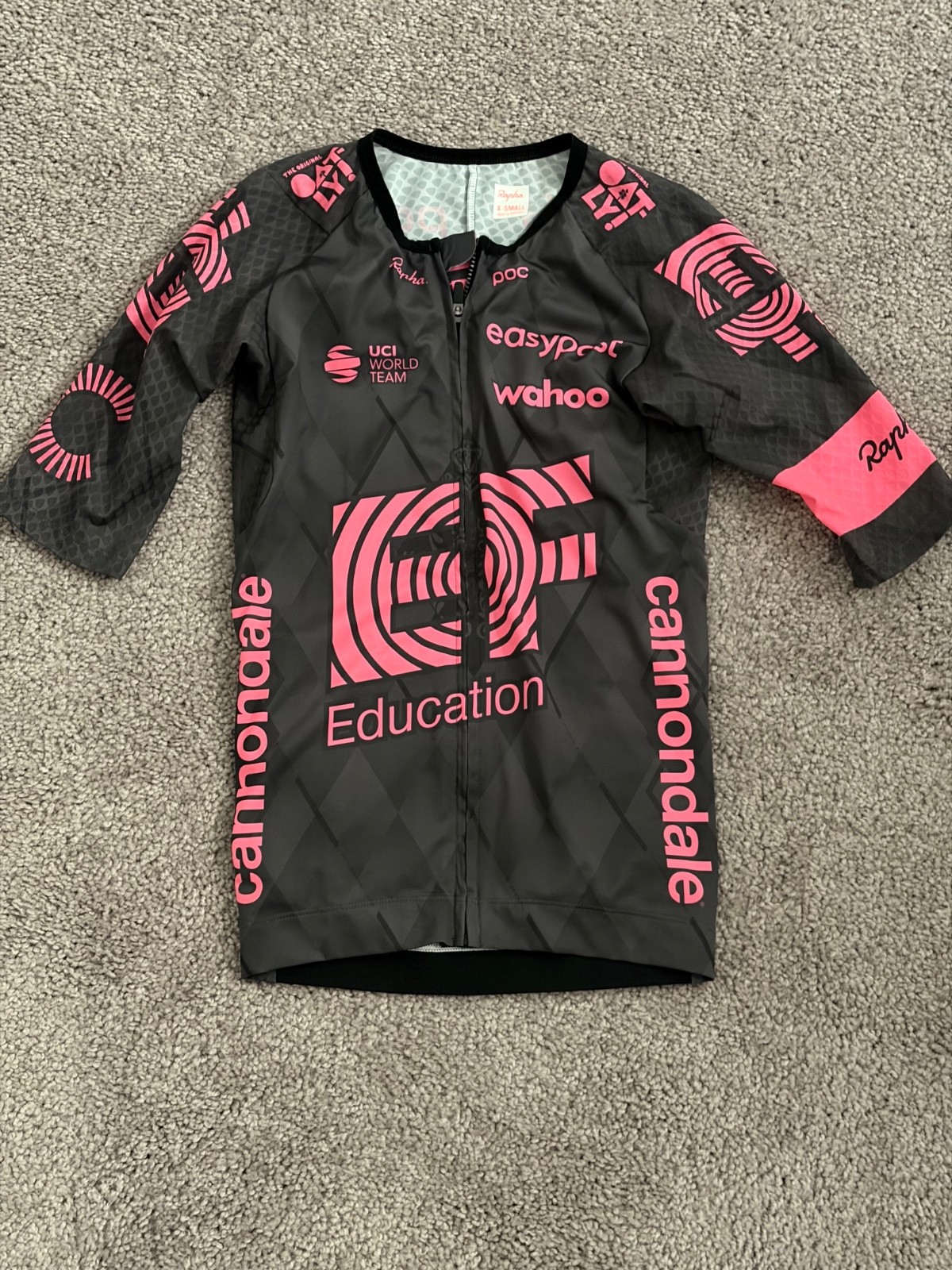 Rapha Men’s EF Education Easy Post Pro Team Aero Jersey Size XS