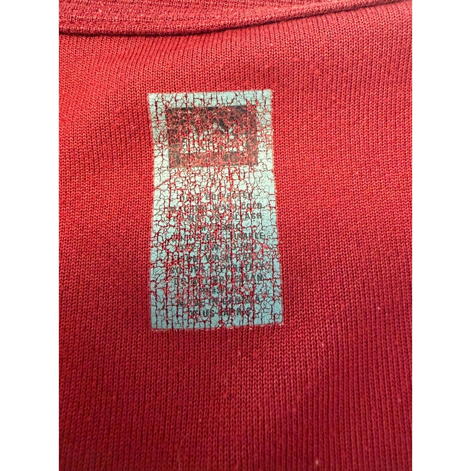 REI Mens Red Quarter Zip Long Sleeve Cycling Jersey Back Pocket Size XL