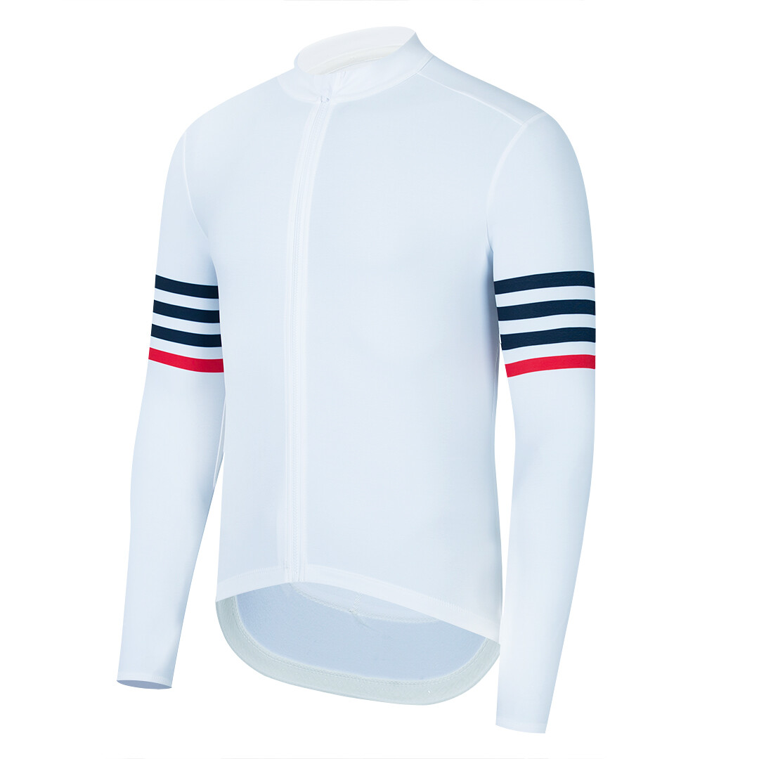 Men’s Cycling Long Sleeve Jersey Bike Winter Thermal Fleece Shirt Bicycle Jacket