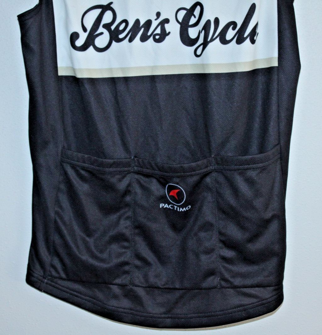 Milwaukee Bicycle Mens Cycling Jersey M Rear Pockets 34″ Chest 25″T2B Sleeveless