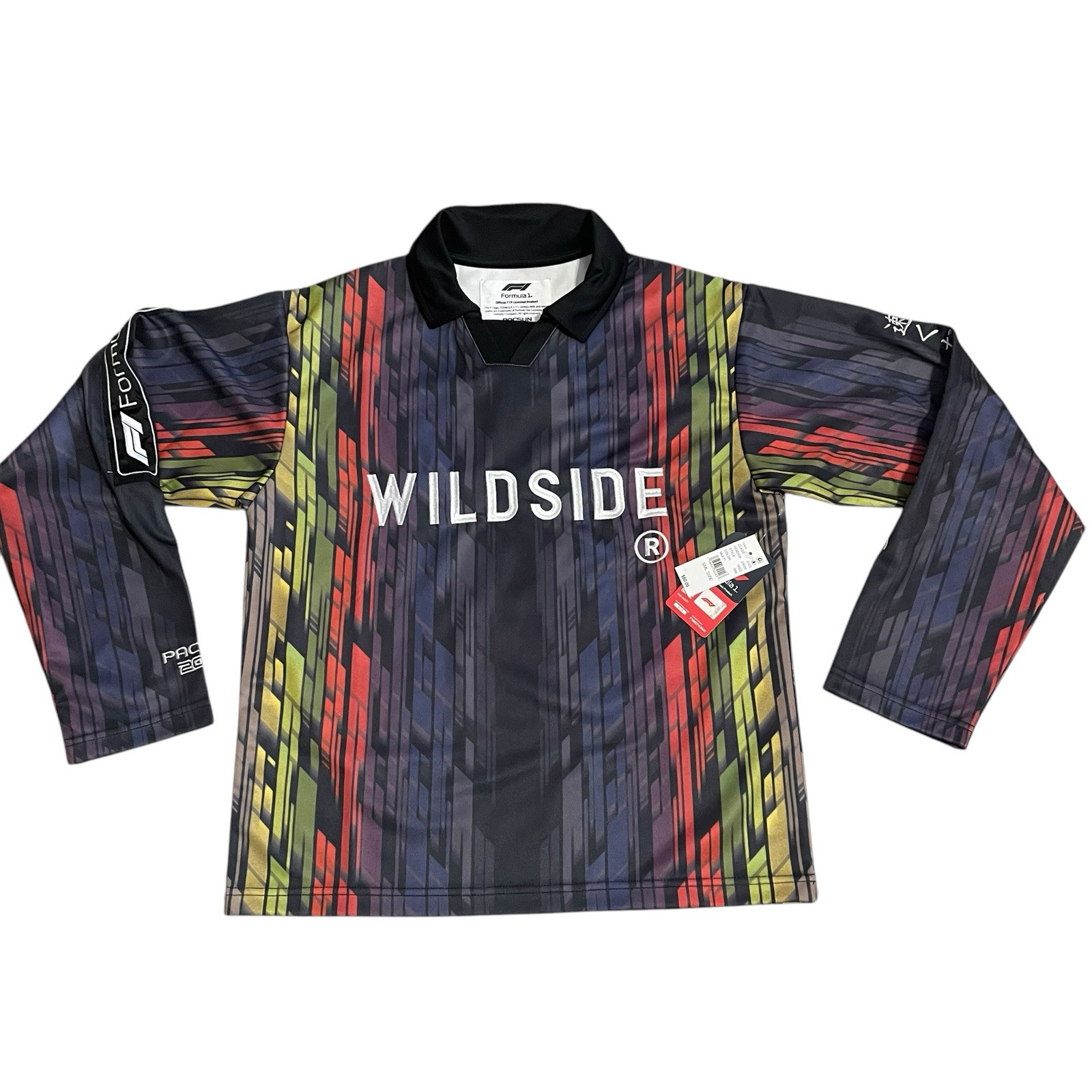 Formula 1 x Wildside Yohji Yamamoto x PacSun Apex Long Sleeve Jersey Size Small