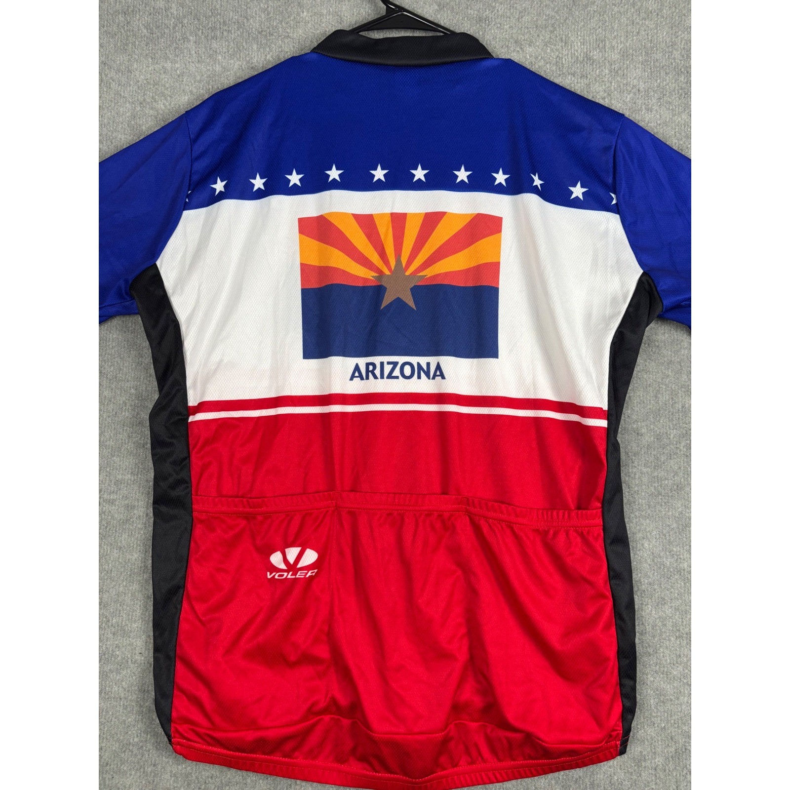 Voler Club Set-In Cycling Jersey Arizona State Flag XL Red White Blue
