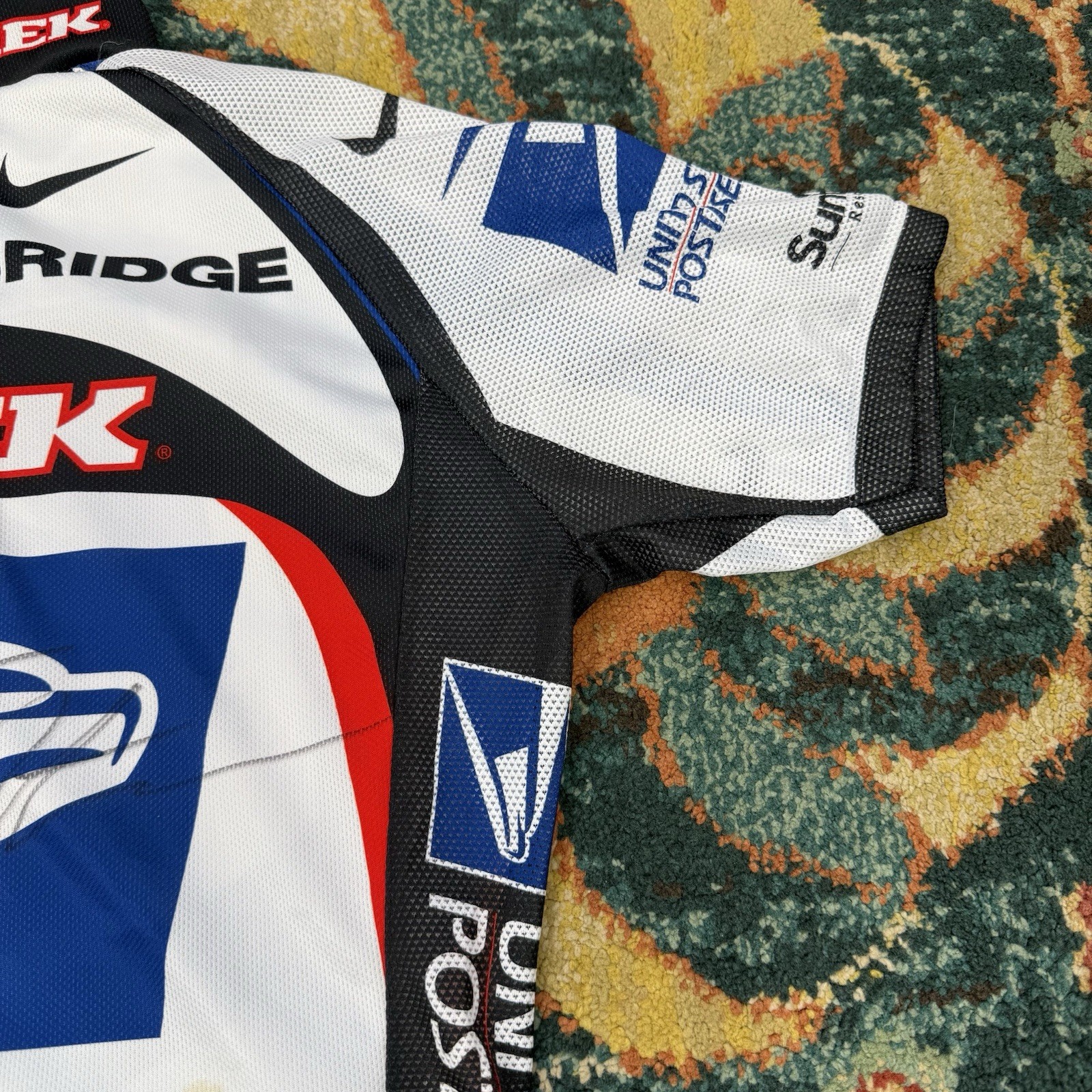 Nike USPS Team Trek Tyler Hamilton Tour The France Jersey Sz Small Made in Italy