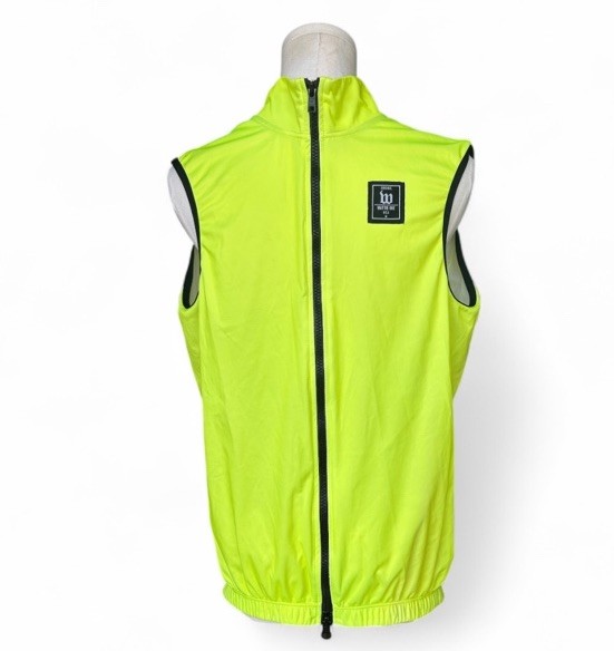 Wattie Ink Mens Large L Cycling Jersey Neon Yellow And Black