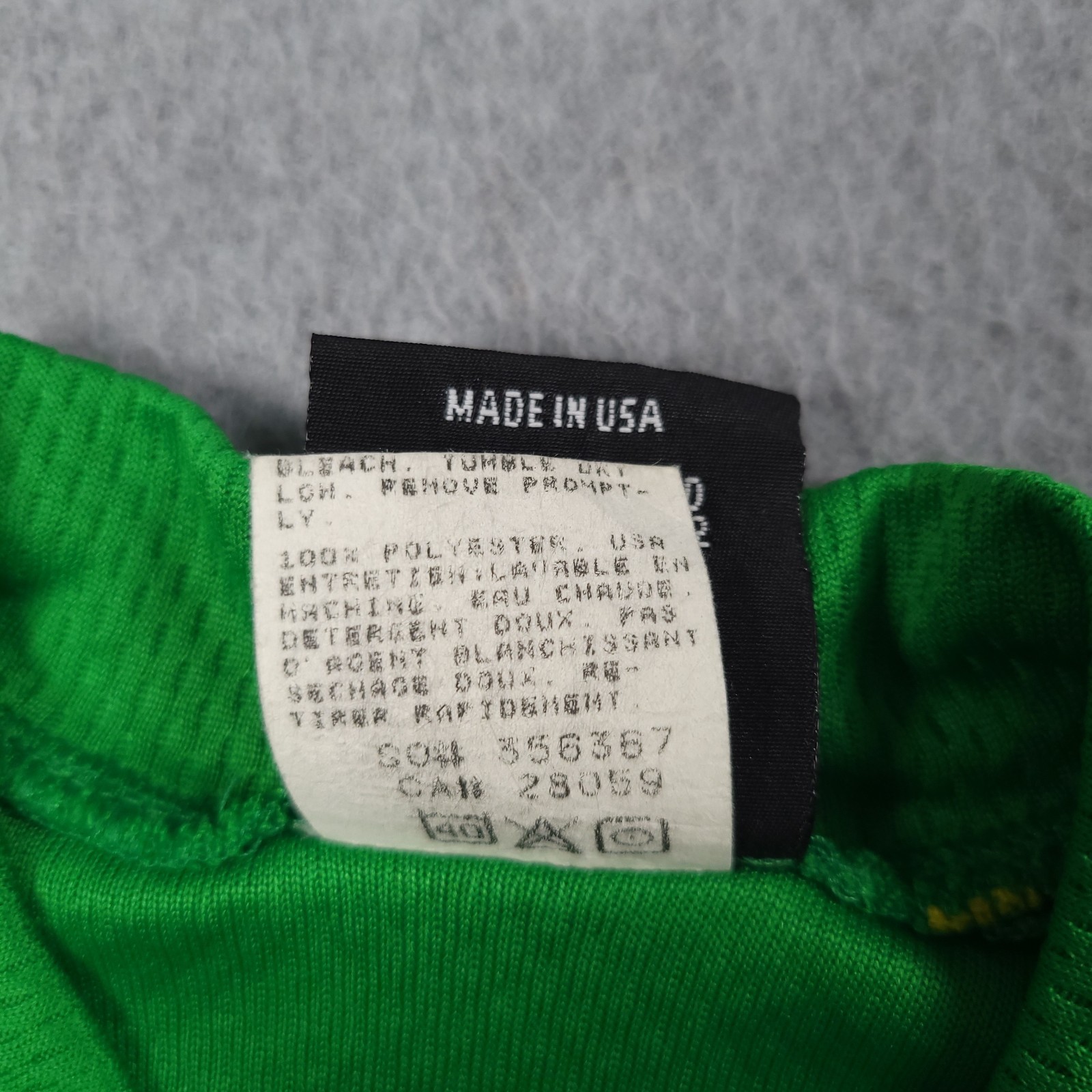 Vintage Cannondale Cycling Jersey Men Large Green Made in USA Jamaica Stretch