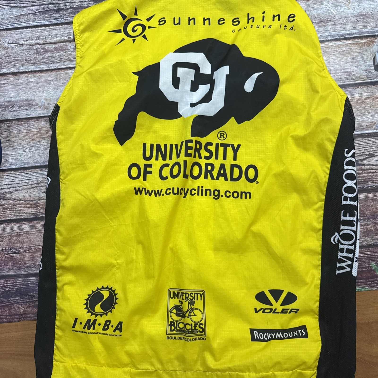Voler University of Colorado Cycling Jersey Men’s Medium Sleeveless Vest