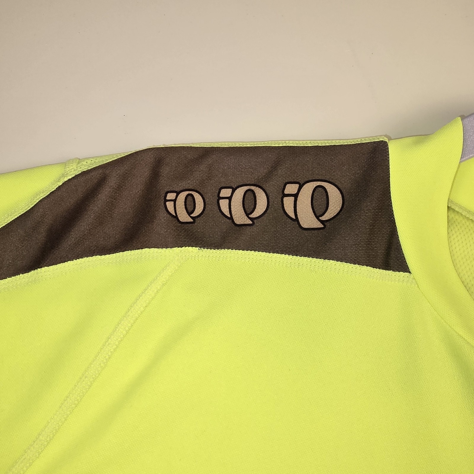Pearl Izumi Mens XL Half 1/2 Zip Cycling Jersey Short Sleeve Road Yellow Biking