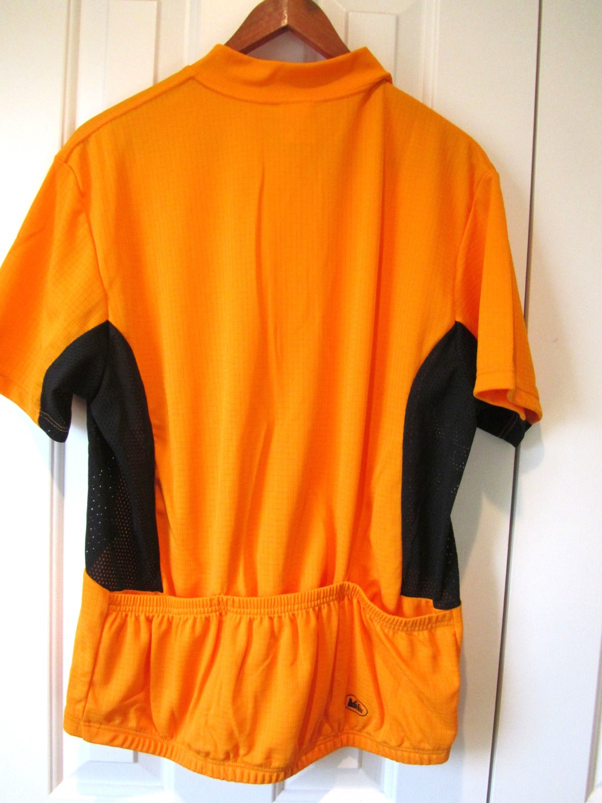 Rare Vintage REI Trionfo Men’s Cycling Jersey, Gold/Black (Orange), USA – NWT