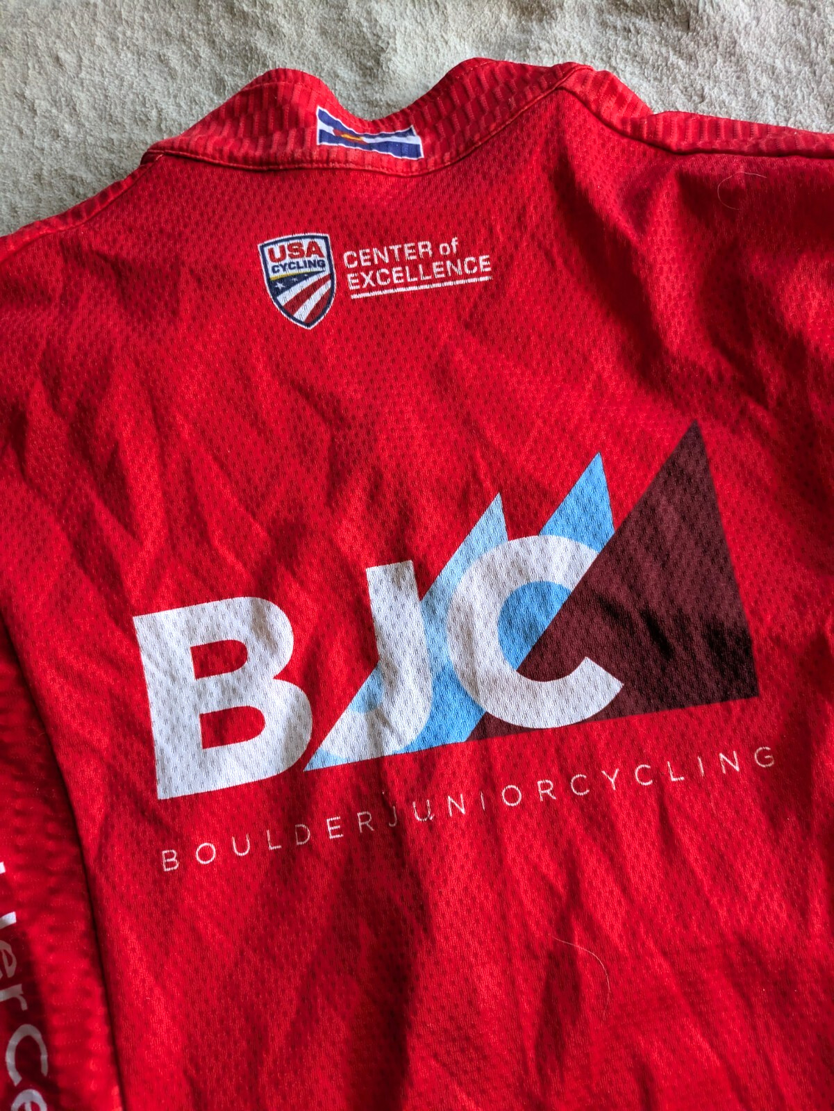 CUORE Cycling Jersey Womens Small Race Cut Trek Red Blue